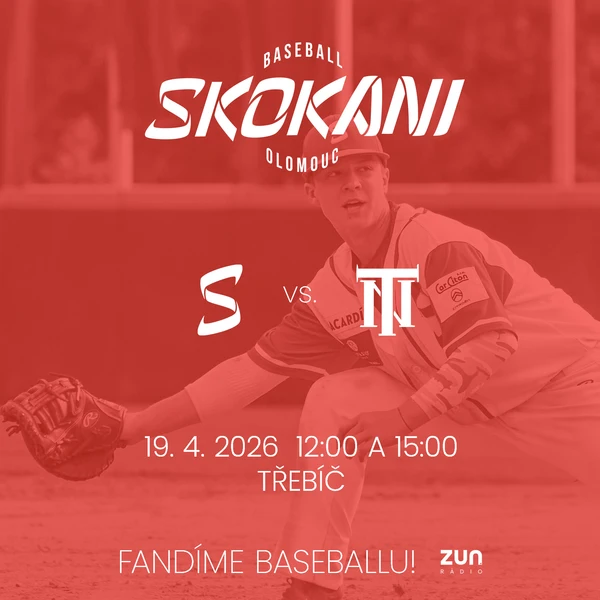 Neděle 19. dubna 2026 Skokani Olomouc vs. Nuclears Třebíč